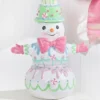 17.5" Resin Candylicious Snowman With Bowtie
