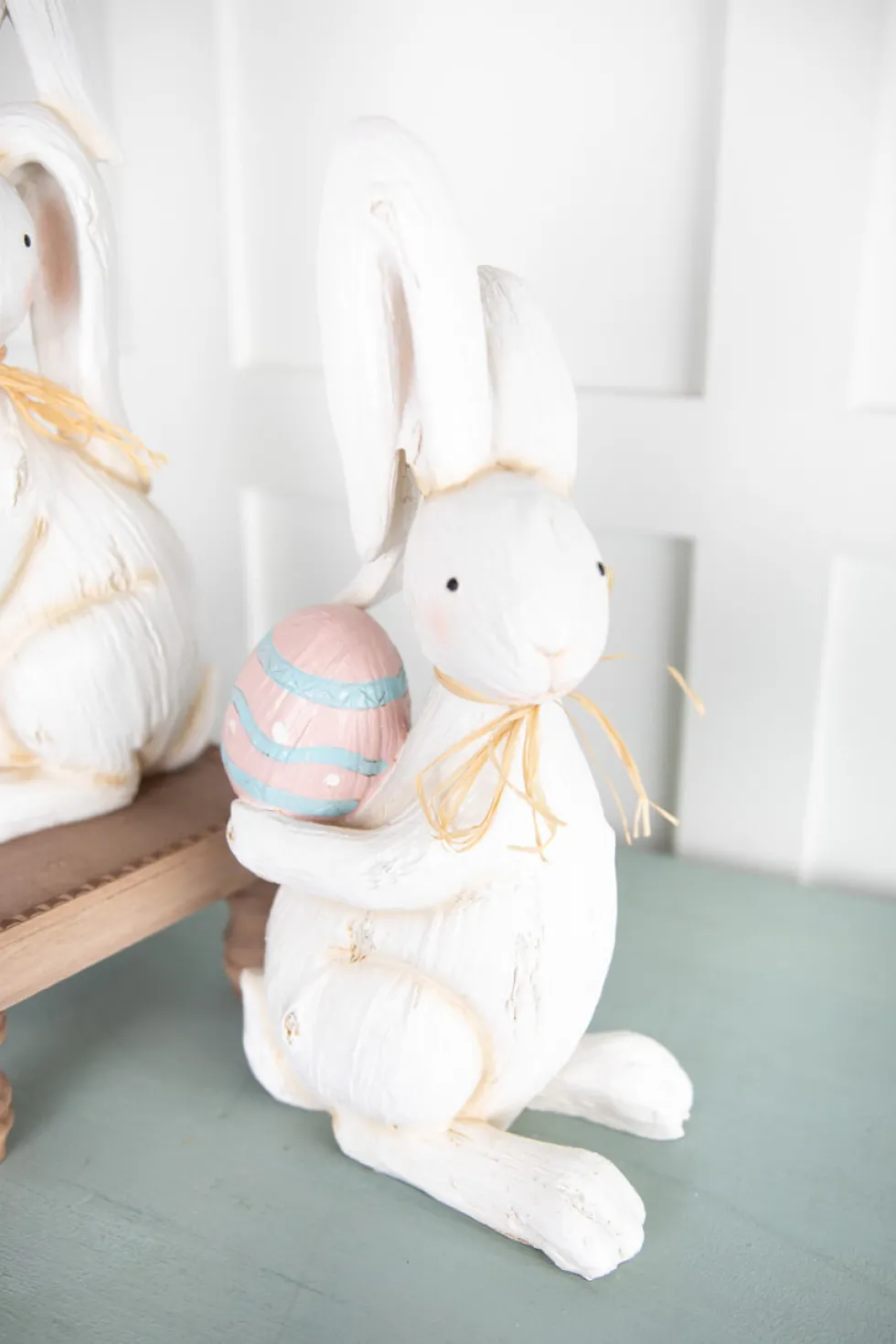 16” Resin Easter Bunny Figurine