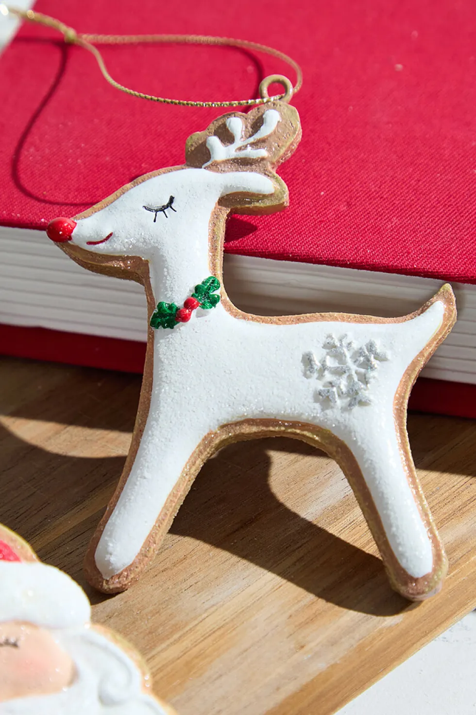 4.5" Resin Gingerbread Ornament