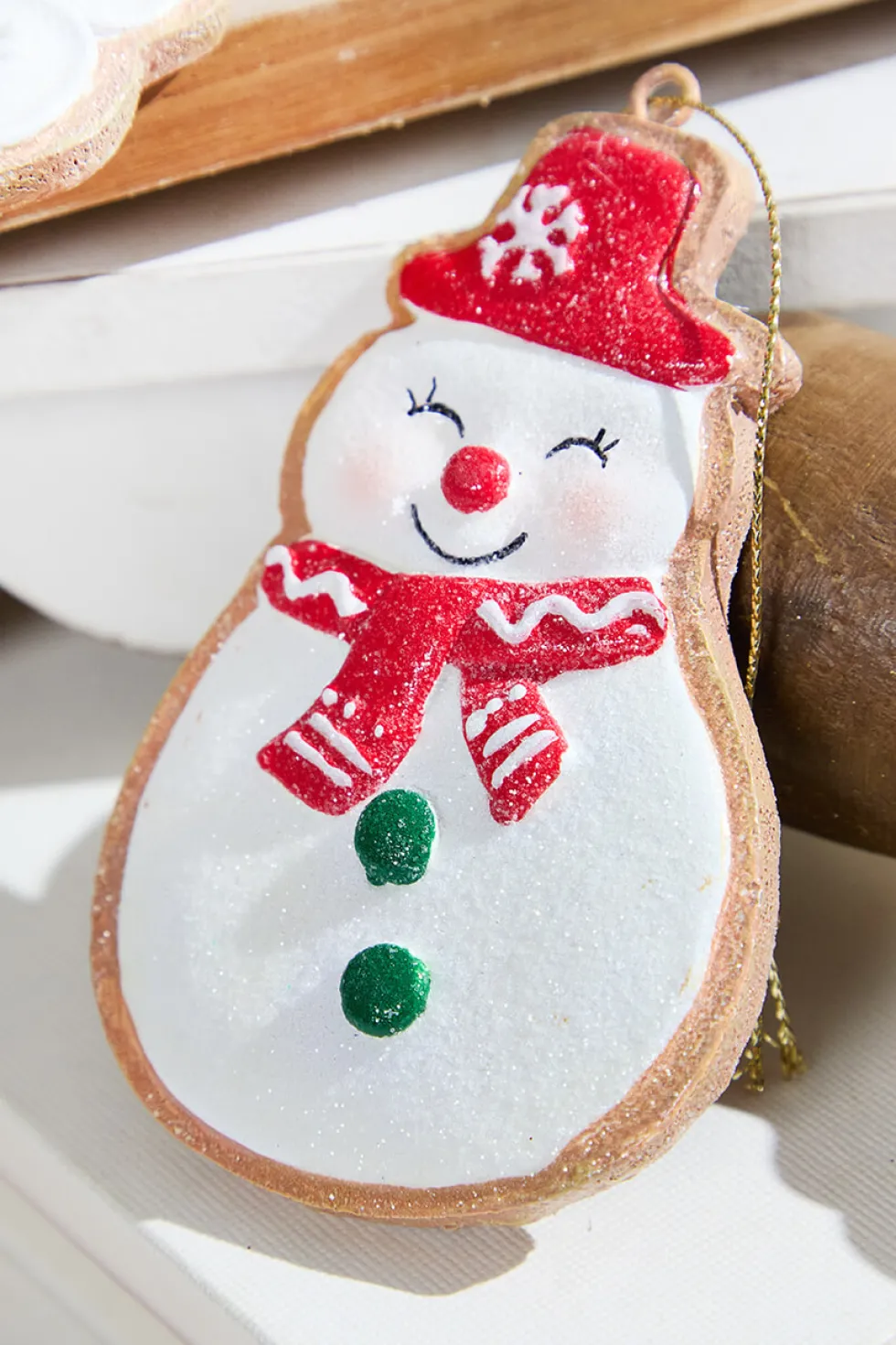4.5" Resin Gingerbread Ornament