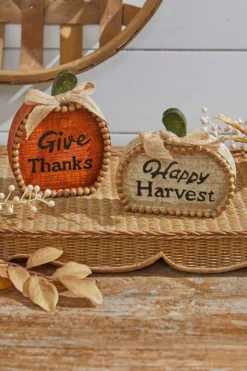 5.5" Resin Harvest Pumpkin