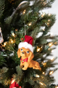 2.5” Resin Pup with Hat Ornament