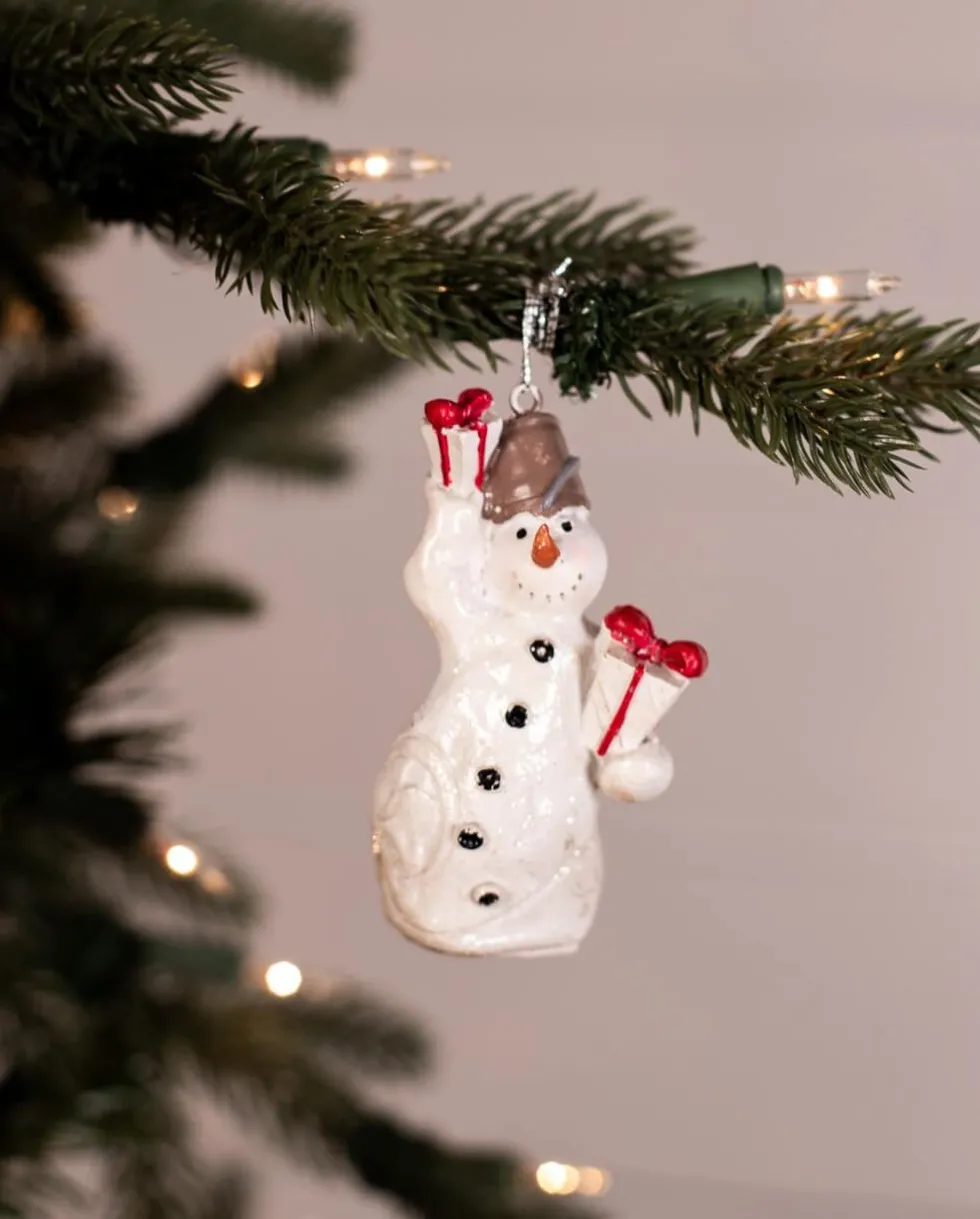 Resin Snowman Christmas Ornaments