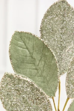 25" Sage Magnolia Leaf Stem