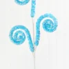28" Sequin Spiral Curly Spray - Blue
