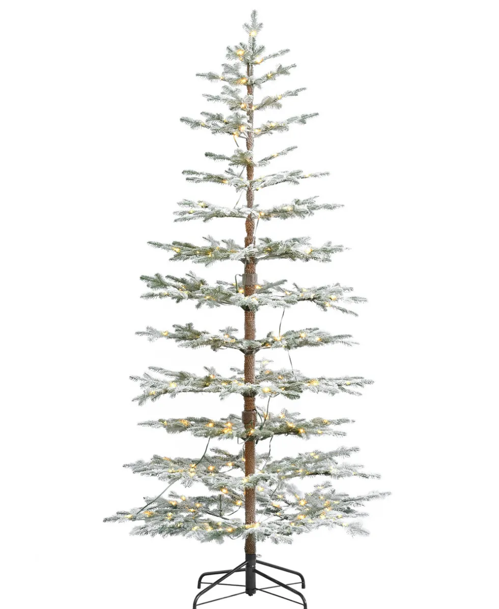 7.5' Sierra Pine Lightly Flocked Tree with 300 Warm White LED Lights