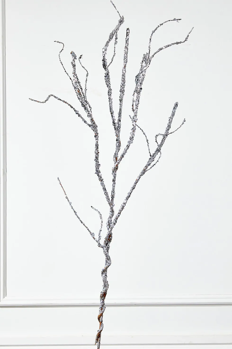 43” Silver Sequin Branch