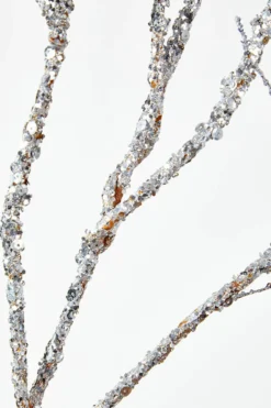 43” Silver Sequin Branch