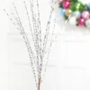 32" Silver Twisted Grass Spray