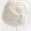 27" Snowball Spray with Glitter