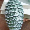 6.5" Snowed Pinecone Ornament - Set of 3