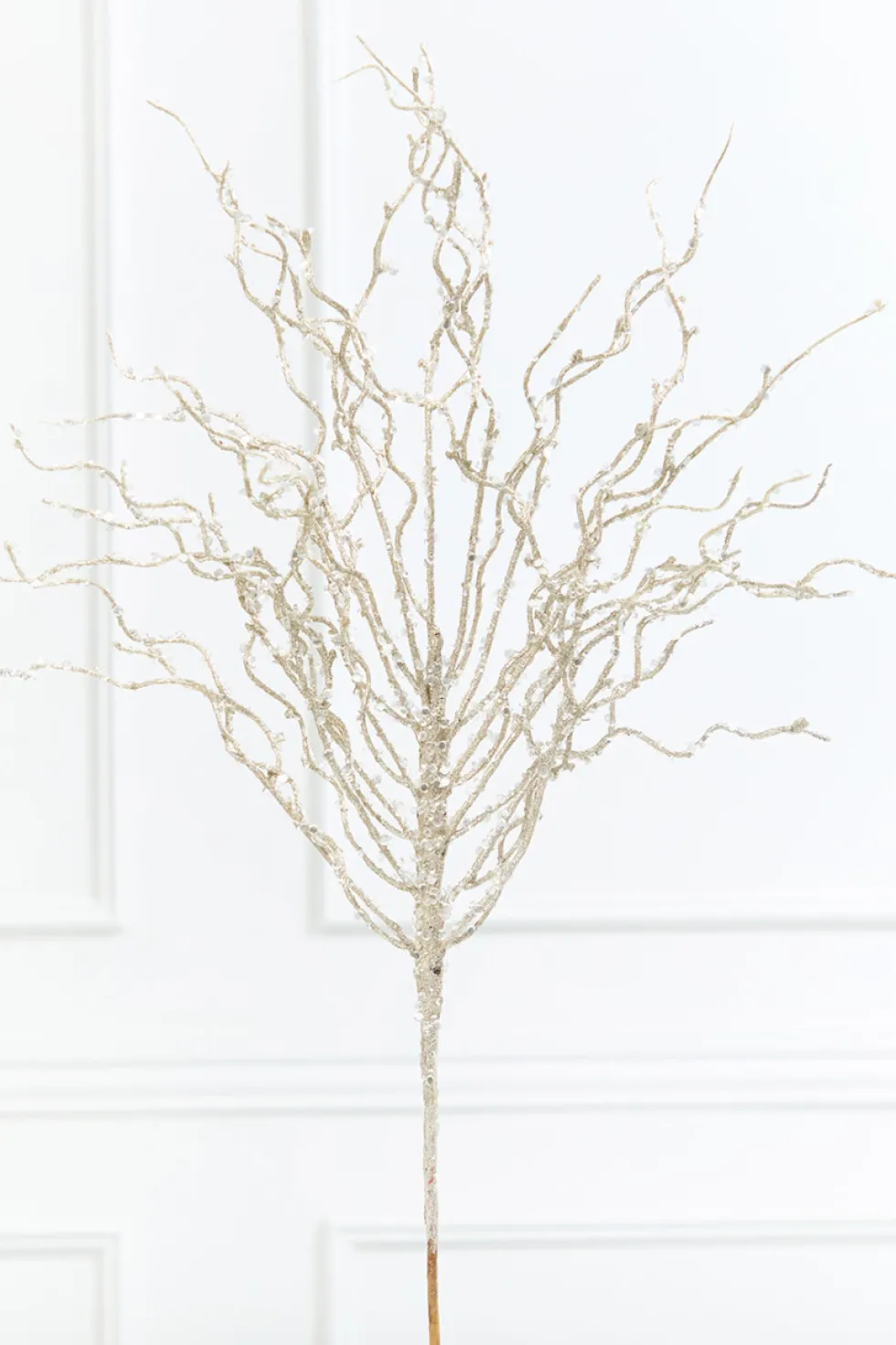 34" Snow Glitter Twig Branch
