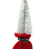 13” Snowy Tree In Felt Gift Sack with Bow