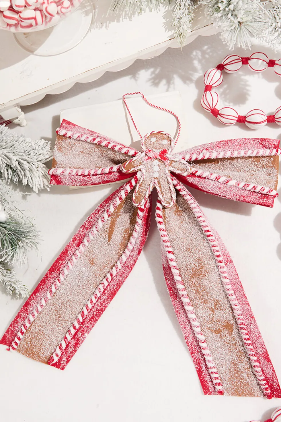24" Sugar/Spice Gingerbread Bow