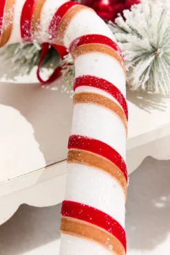 18" Sugar/Spice Gingerbread Candy Cane