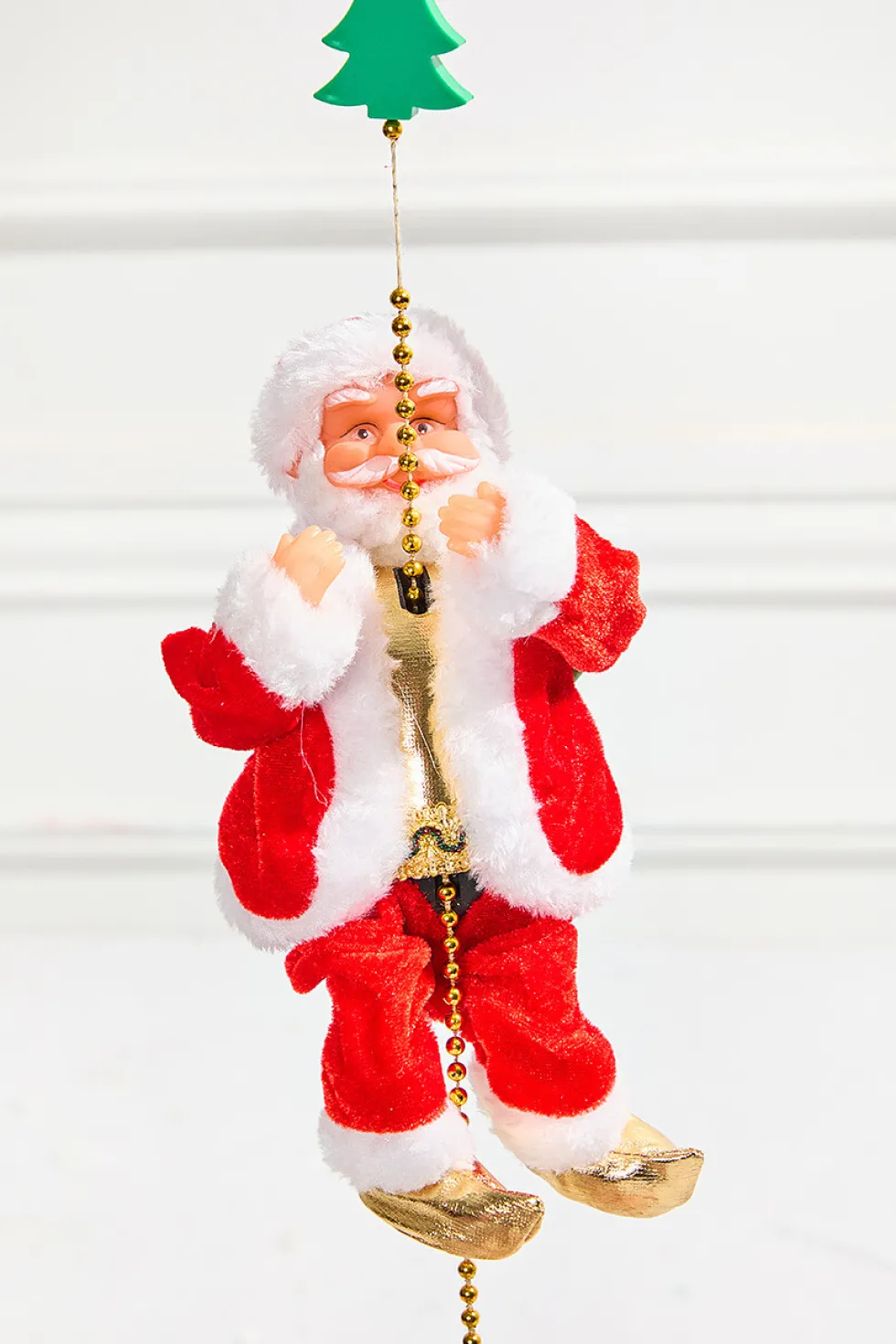 43" Tall Climbing Santa on Rope