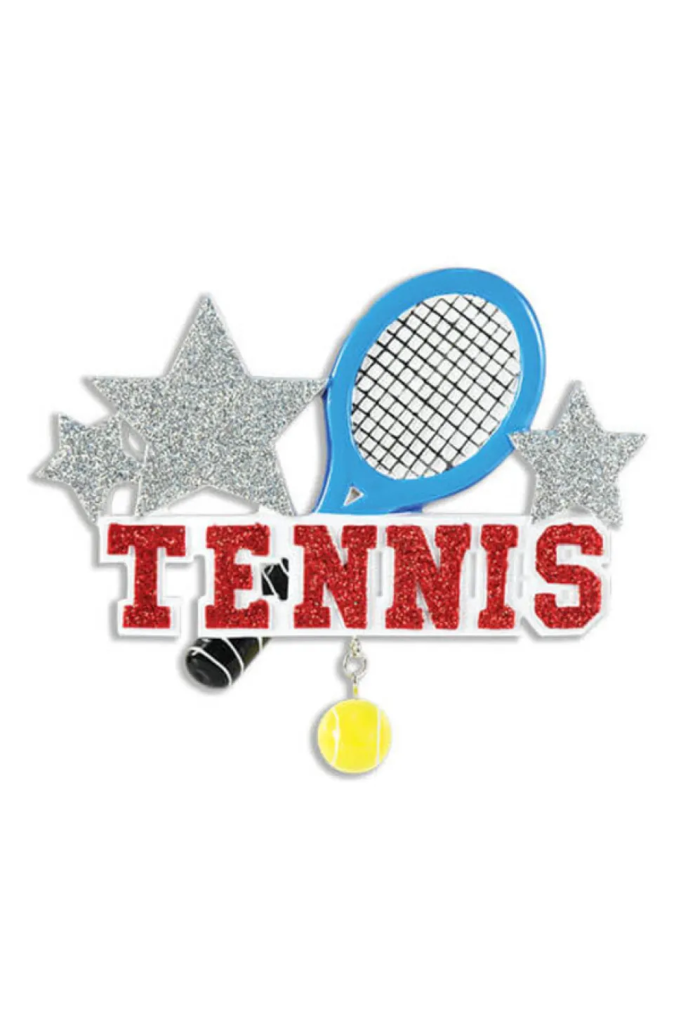 3" Tennis Customizable Ornament