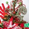 30” Tinsel Swirl Spray