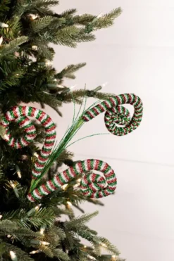 30” Tinsel Swirl Spray