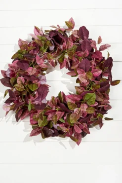 26” Tobacco Leaf Wreath