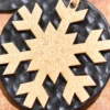Tree & Snowflake Icon Ornament