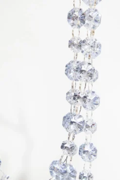 Triple Bead Silver Garland Ornament