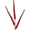 34” Triple Glitter Sequin Christmas Spray - Red