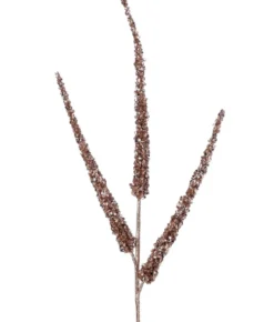 34” Triple Glitter Sequin Christmas Spray - Champagne