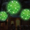 5.5" Twinkling Green Crystal Sphere