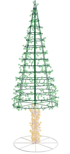 6' Twinkling Starry Alpine Tree - Green/Warm White 460 Lights