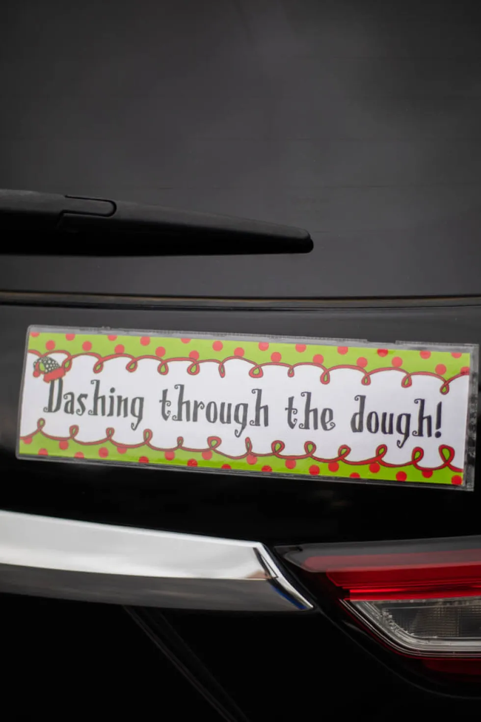 11.5” Vinyl Holiday Car Magnet
