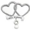 4" We’re Engaged Customizable Ornament