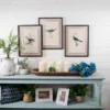 10" White and Grey Metal 5" x 7" Picture Frame