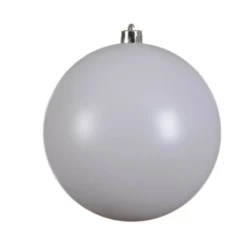 8" Winter White Shatterproof Ornament