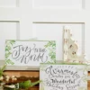 9" Wooden Christmas Sign
