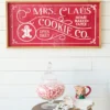 31.8” Wood Holiday Engraved Wall Sign