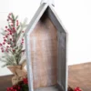 42” Wood Manger House With Star