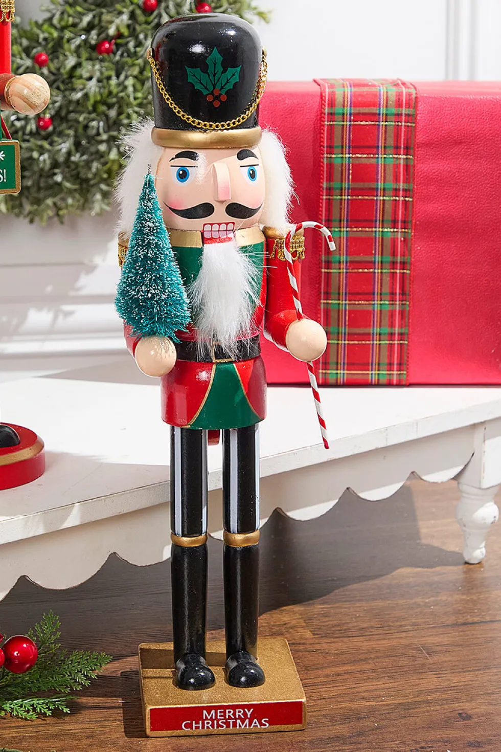 15" Wood Nutcracker