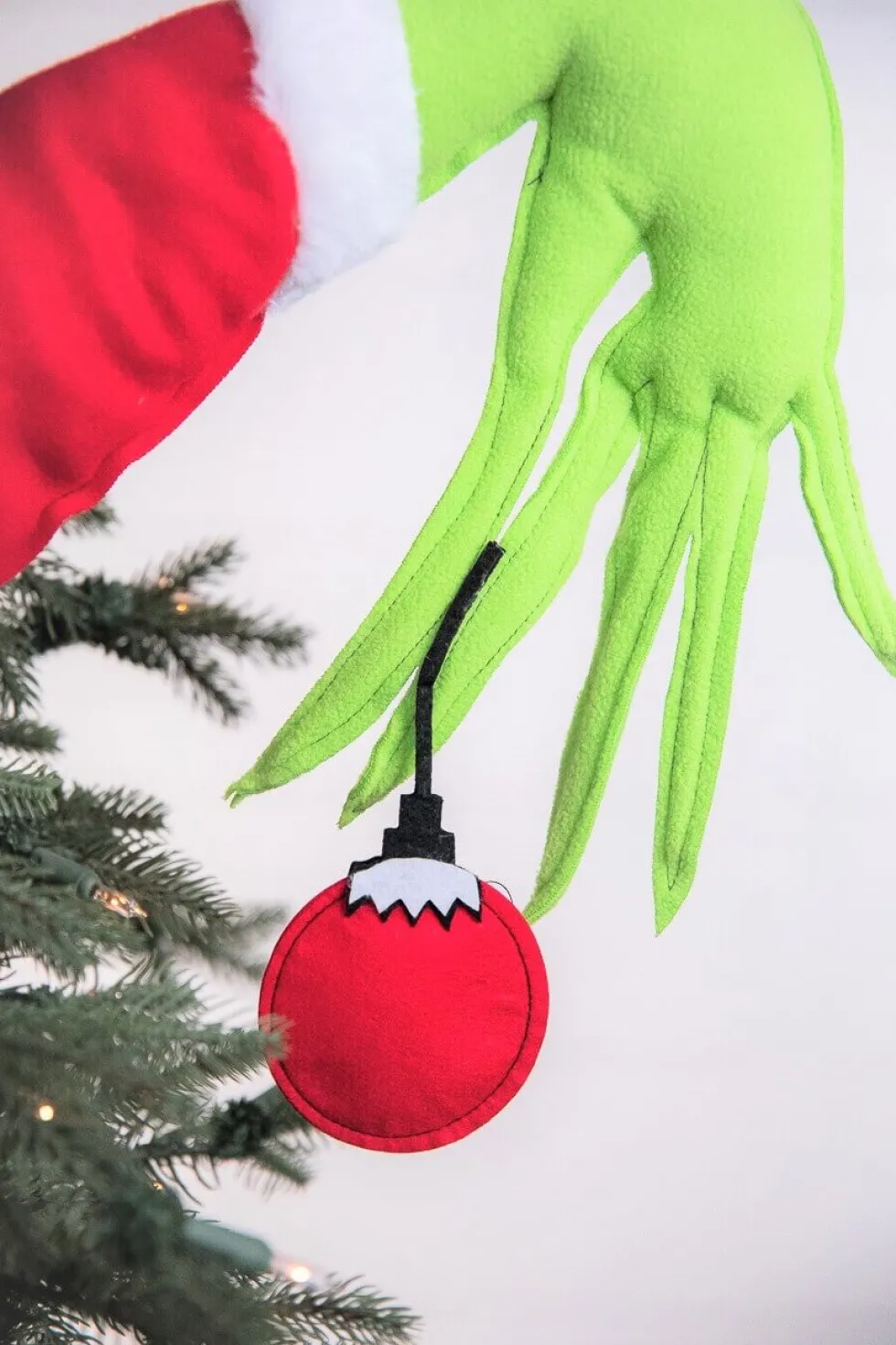 23” x 11" Green Monster Hand Ornament