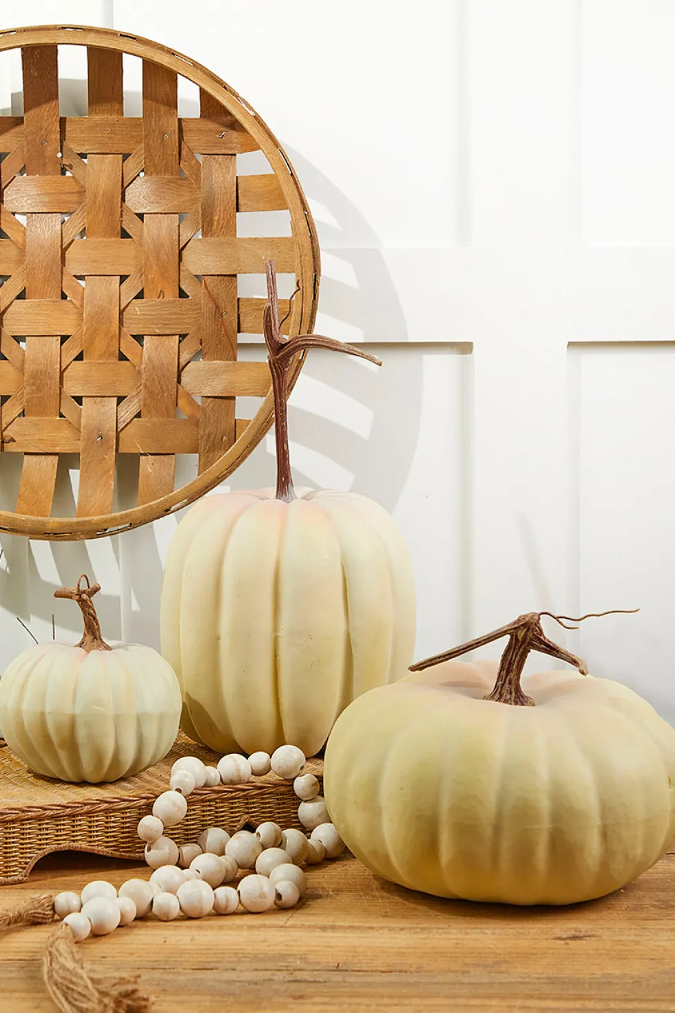 7.5" x 7.5" Latex Harvest Pumpkin with Vine