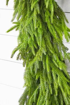 60" x 16" Real Touch Deluxe Norfolk Pine Garland