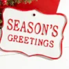 10" x 7" Season's Greetings Metal Sign