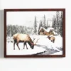 15" x 19" Woodland Scene Wood Wall Art
