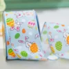 2.5" x 10 Yard Blue Bunny Eggs Ribbon