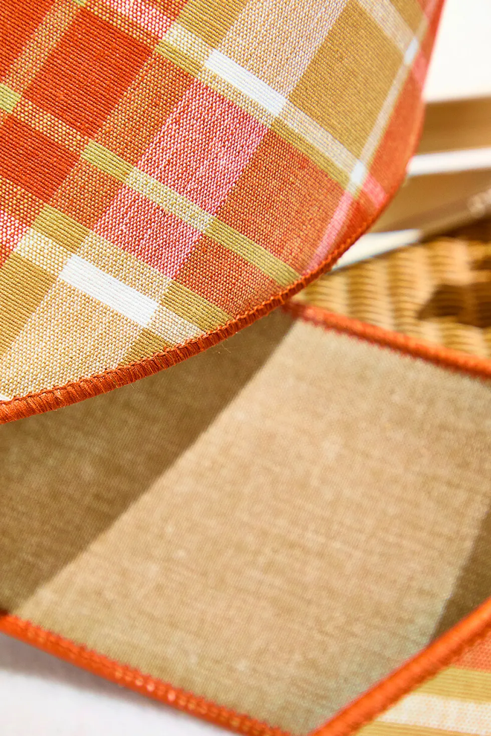 4" x 5 Yard Harvest Fall Plaid Ribbon