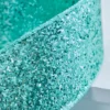 2.5" x 10 Yard Mint Green Glitter Wired Ribbon