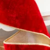 4" x 5 Yard Red Sheldon Velvet Wired Ribbon