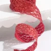 2.5" x 10 Yard Red Wired Ribbon