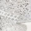4" x 10 Yard Silver Mesh Wired Ribbon