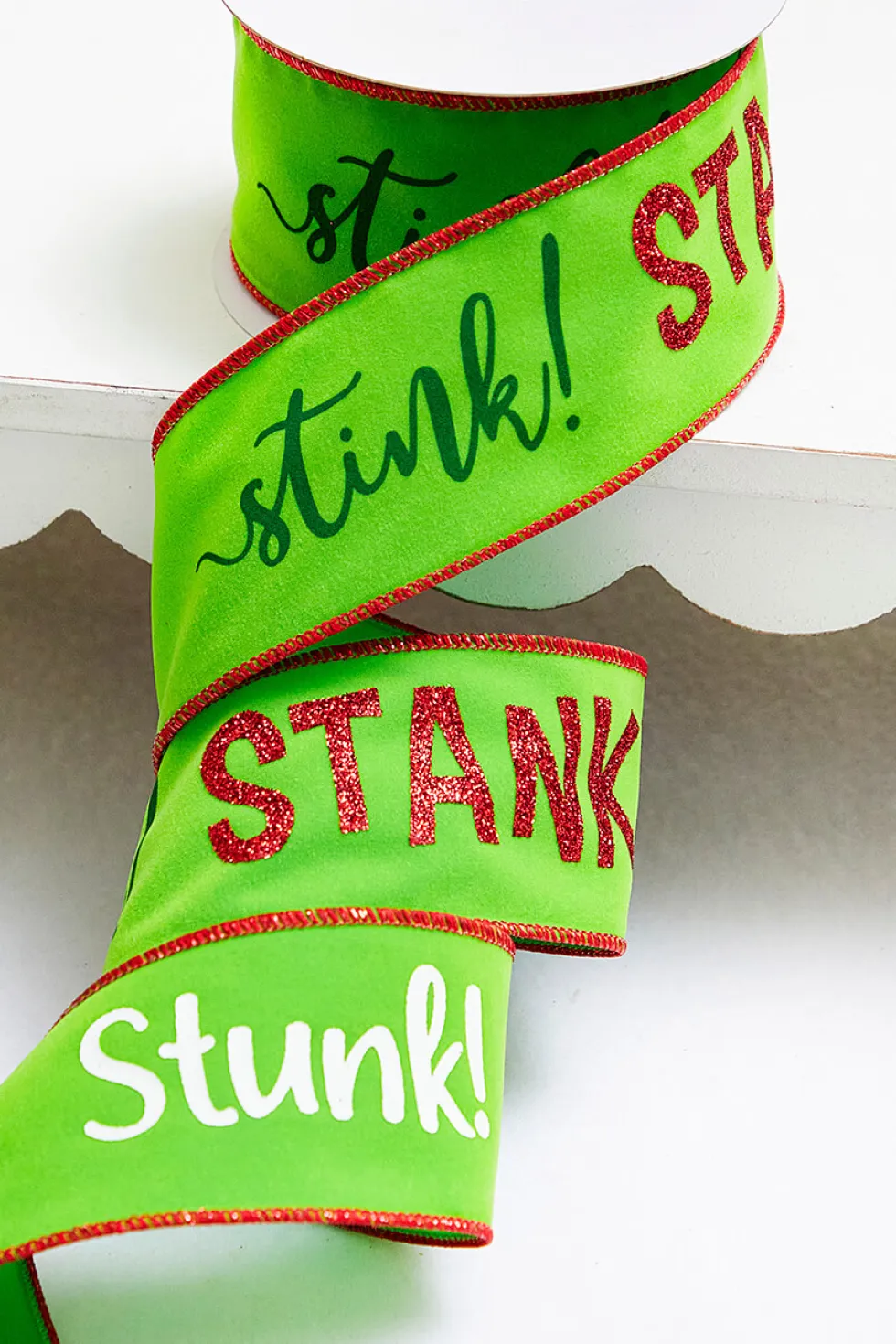 2.5" x 10 Yards Stink! Stank! Stunk! Ribbon